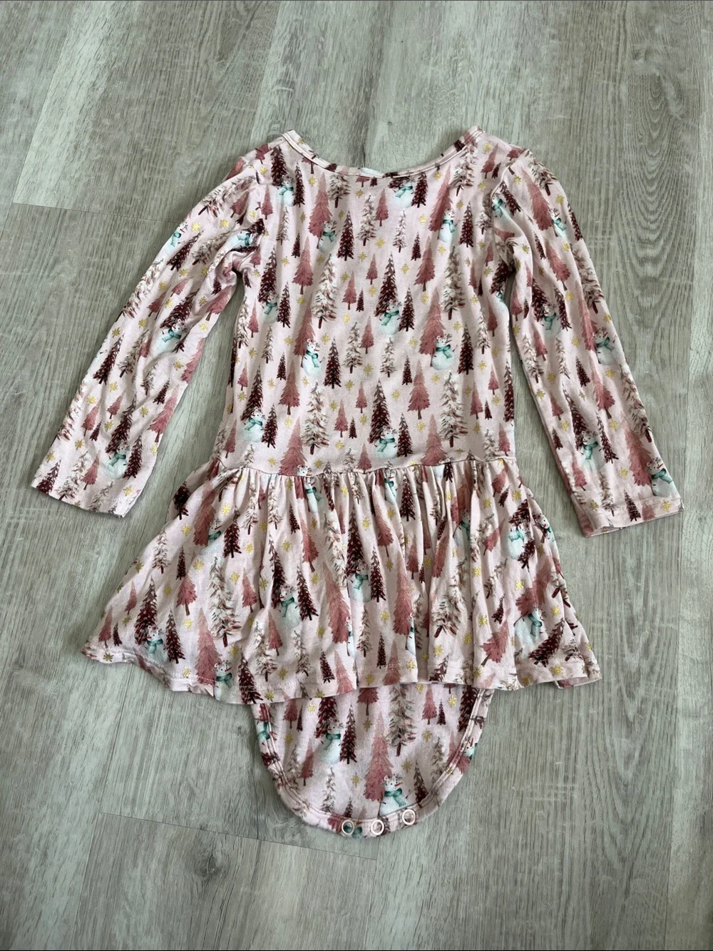 Posh Peanut Sparkles Twirl Bodysuit 2T Bamboo One Piece Bodysuit Holiday Xmas